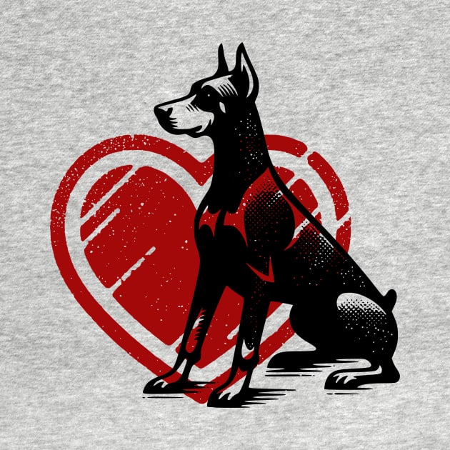 Doberman Heart by SWITPaintMixers